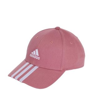 Czapka 3-Stripes Cotton Twill Baseball. Białe czapki ADIDAS, bez wzorów, klasyczne. Za 82,99 zł.