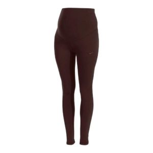 Legginsy ciążowe dla kobiet Joma. Brązowe legginsy JOMA, bez wzorów, z materiału, z podwyższonym stanem, długie. Za 146,50 zł.