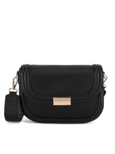 DeeZee Torebka MDP-L-013-06 Czarny. Czarne listonoszki DeeZee, bez wzorów, z materiału, bez dodatków. Za 129,99 zł.