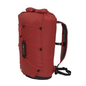 Plecak wodoszczelny z rolowanym zamknięciem Exped Cloudburst. Czerwone plecaki EXPED. Za 287,00 zł.