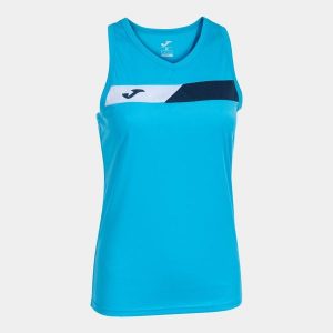 Damski tank top Joma. Niebieskie topy JOMA, xl, bez wzorów, bez kołnierzyka, bez ramiączek. Za 147,50 zł.