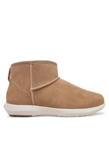 EMU Australia Śniegowce Stinger Micro W13093 Beżowy. Brązowe buty zimowe EMU Australia, ze skóry, bez obcasa, bez zapięcia. Za 649,99 zł.