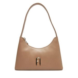 Torebka Furla. Brązowe torebki klasyczne Furla, bez wzorów, bez dodatków. Za 689,99 zł.