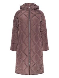 MOSS COPENHAGEN Kurtka pikowana "Keelin" w kolorze jasnobrązowym rozmiar: M/L. Brązowe kurtki Moss Copenhagen, l, bez wzorów, bez kaptura. Za 280,44 zł.