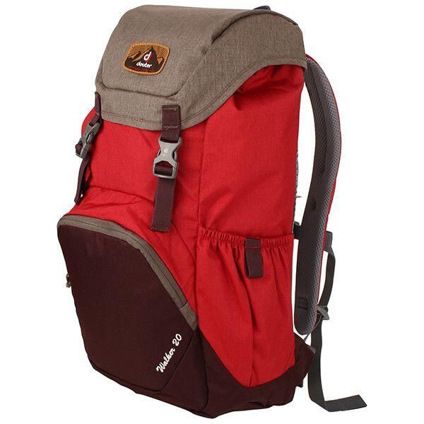 Plecak sportowy trekkingowy turystyczny miejski Deuter Walker 20L. Czerwone plecaki Deuter. Za 228,90 zł.