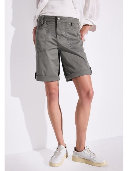 Street One Bermudy w kolorze antracytowym rozmiar: W44. Czarne szorty Street One, bez wzorów, street. Za 109,52 zł.