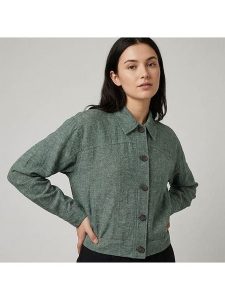 MOSS COPENHAGEN Kurtka koszulowa "Viana" w kolorze zielonym rozmiar: S. Zielone kurtki Moss Copenhagen, s, bez wzorów, bez kaptura. Za 194,15 zł.