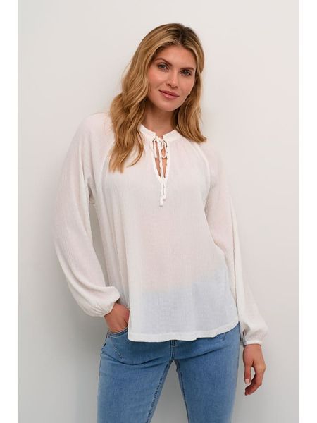 Cream Bluzka w kolorze kremowym rozmiar: 38. Brązowe bluzki Cream, bez wzorów, bez kołnierzyka, bez ramiączek. Za 83,42 zł.