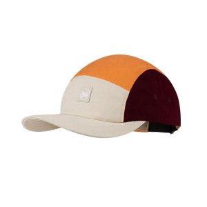 Czapka z daszkiem BUFF 5 PANEL VENTURE CAP ALLVIN CLOUD. Żółte czapki Buff, bez wzorów, z bawełny, eleganckie. Za 139,90 zł.