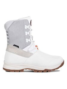 Icepeak Botki zimowe w kolorze białym rozmiar: 39. Białe botki Icepeak, na zimę, bez wzorów, z materiału, bez obcasa, bez zapięcia. Za 465,95 zł.