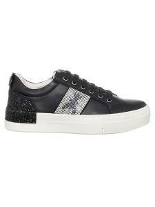 Patrizia Pepe Skórzane sneakersy w kolorze czarnym rozmiar: 38. Czarne trampki Patrizia Pepe, bez wzorów, bez zapięcia. Za 346,99 zł.