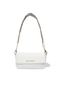 Valentino Torebka Aleksandra VBS9W909 Biały. Białe torebki klasyczne Valentino, bez wzorów, ze skóry, bez dodatków. Za 649,99 zł.