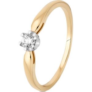 Piękny Pierścionek - , Brylant 0,10ct. Pierścionki marki W.KRUK. Za 1 890,00 zł.