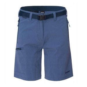 Spodenki Damskie Janse. Niebieskie szorty Hi-tec, bez wzorów, sportowe. Za 201,99 zł.