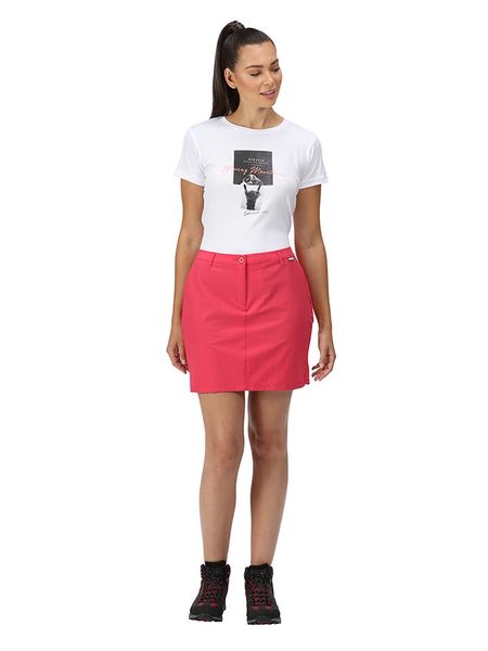 Regatta Spódnica funkcyjna "Highton II" w kolorze różowym rozmiar: 44. Różowe spodnie dresowe Regatta, bez wzorów, z materiału. Za 65,38 zł.