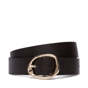 Pasek Tommy Hilfiger. Brązowe paski TOMMY HILFIGER, bez wzorów. Za 269,99 zł.