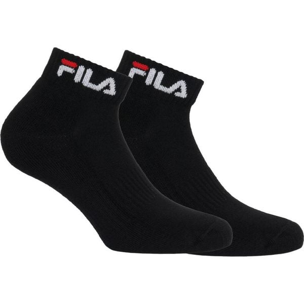 Fila Skarpety 2-pack Wysoka Jakość Czarny 35-38. Czarne skarpetki Fila, bez wzorów. Za 137,99 zł.