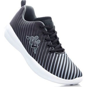 Sneakersy Kappa bonprix czarno-szary. Buty sportowe marki bonprix. Za 79,99 zł.