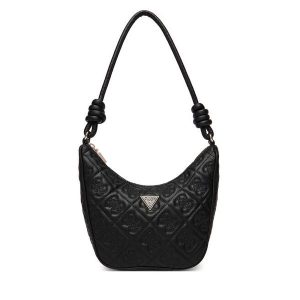 Torebka Guess. Czarne torebki klasyczne Guess, z aplikacjami, bez dodatków. Za 399,99 zł.