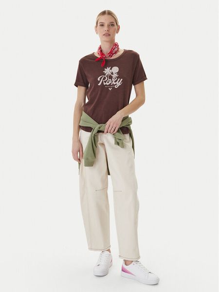 Roxy Jeansy Cloudbreak Mid Sandbar ERJDP03324 Écru Barrel Fit. Jeansy Roxy, bez wzorów, z bawełny. Za 389,99 zł.