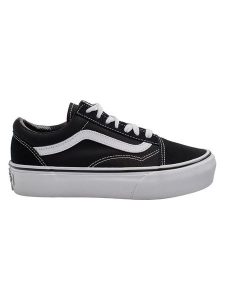 Vans Skórzane sneakersy "Old Skool" w kolorze czarnym rozmiar: 36. Czarne trampki Vans, bez wzorów, bez zapięcia. Za 239,99 zł.