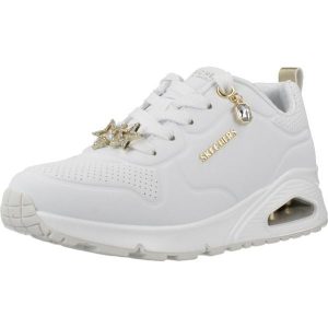 Buty SKECHERS UNO GEN1 TRENDY JEWELS Biały. Białe buty trekkingowe Skechers, z syntetyku, bez zapięcia. Za 322,99 zł.