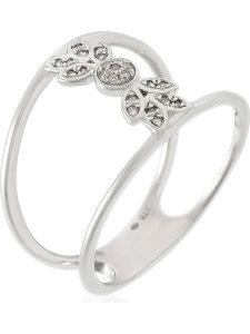 Paris Vendôme Złoty pierścionek "Totem" z diamentami rozmiar: 52. Szare pierścionki Paris Vendôme, z diamentem, złote. Za 1 155,85 zł.