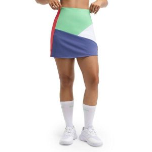 Damskie spódnico-spodenki do gry w padla sport.padel Siroko Bunt Erit. Spódnice SIROKO, bez wzorów, z nylonu, sportowe, bez kołnierzyka, bez ramiączek, sportowe. Za 211,00 zł.