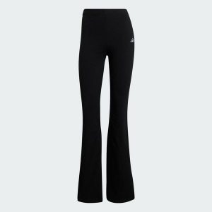 Legginsy Essentials Small Logo Flared. Białe legginsy ADIDAS, bez wzorów. Za 149,00 zł.