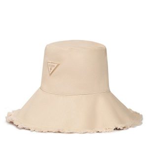 Kapelusz Guess. Brązowe kapelusze Guess, z aplikacjami. Za 239,99 zł.