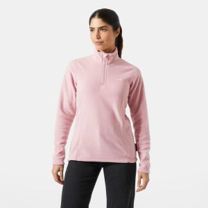 Damski polar 1/2 zip Helly Hansen Daybreaker. Czerwone kurtki Helly Hansen, bez wzorów, z polaru, bez kaptura. Za 319,50 zł.