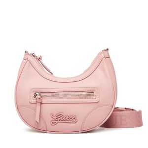 Torebka Guess. Czerwone listonoszki Guess, z aplikacjami, bez dodatków. Za 219,99 zł.