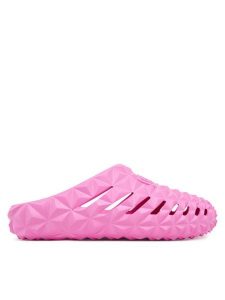 EA7 Emporio Armani Klapki XBR001 XK385 M644 Różowy. Czerwone klapki EA7 Emporio Armani, bez wzorów, z syntetyku, bez obcasa. Za 419,99 zł.