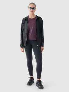 4F Legginsy do biegania z wysokim stanem damskie - szare XS. Szare legginsy 4f, bez wzorów, z dzianiny, z podwyższonym stanem, krótkie. W wyprzedaży za 89,99 zł.