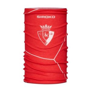 Rowerowy komin na szyję Club Atlético Osasuna x Siroko Siroko OS NW Valiente R. Czerwone szaliki SIROKO, bez wzorów, z tkaniny. Za 75,00 zł.