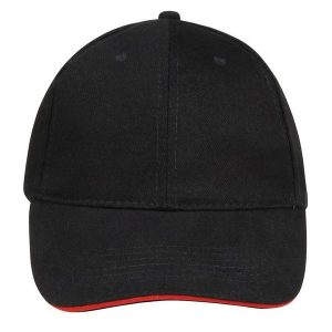 Czapka Z Daszkiem Buffalo 6 Panel. Czarne czapki SOL'S, bez wzorów. Za 29,99 zł.