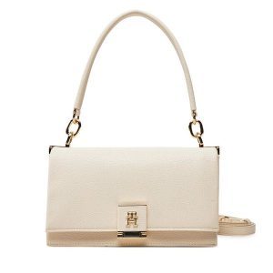 Torebka Tommy Hilfiger. Brązowe torebki klasyczne TOMMY HILFIGER, bez wzorów, bez dodatków. Za 429,99 zł.