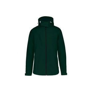 Kurtka damska z kapturem Kariban Softshell. Zielone kurtki KARIBAN, bez wzorów, z softshellu, z kapturem. Za 275,00 zł.