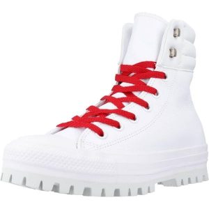 Buty CONVERSE CHUCK TAYLOR ALL STAR Biały. Białe trampki Converse, bez wzorów, ze skóry, bez zapięcia. Za 404,99 zł.