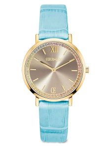 COEUR DE LION Zegarek kwarcowy w kolorze złoto-błękitnym rozmiar: onesize. Niebieskie, analogowe zegarki COEUR DE LION. Za 543,99 zł.