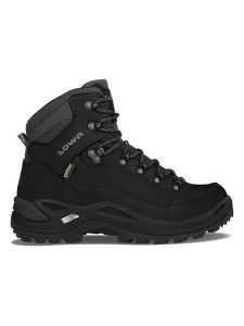 LOWA Buty trekkingowe "Renegade GTX Mid" w kolorze czarnym rozmiar: 42. Czarne buty trekkingowe Lowa, z gore-texu, bez zapięcia. Za 568,34 zł.