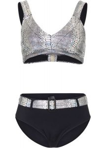 Bikini (zestaw 2-częściowy). Czarne bikini bonprix, bez wzorów. Za 109,99 zł.
