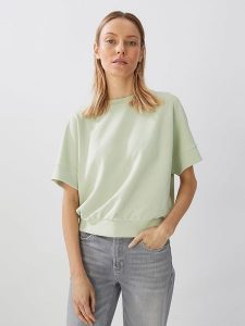 Someday Bluza w kolorze zielonym rozmiar: M. Zielone bluzy someday., m, bez wzorów, bez kaptura. Za 144,92 zł.