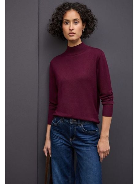 Street One Golf w kolorze bordowym rozmiar: 40. Czerwone golfy Street One, bez wzorów. Za 113,10 zł.