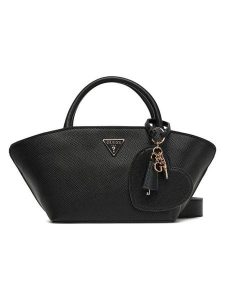 Guess Torebka w kolorze czarnym - 34 x 15 x 12 cm rozmiar: onesize. Czarne torebki klasyczne Guess, z aplikacjami, z materiału, bez dodatków. Za 382,99 zł.