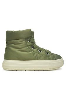 Converse Trzewiki Chuck Taylor All Star Elements Boot High Top A14275C Zielony. Zielone botki Converse, bez wzorów, z materiału, bez obcasa, na płaskiej podeszwie, bez zapięcia. Za 399,99 zł.