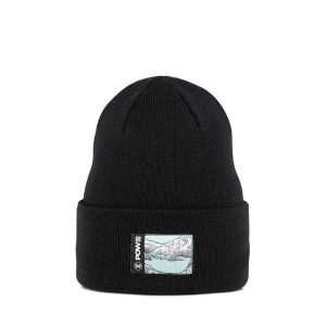 Czapka BUFF KNITTED BEANIE LILON POW. Czarne czapki Buff, bez wzorów, z materiału, klasyczne. Za 119,90 zł.