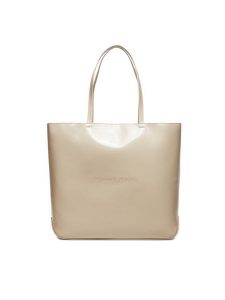 Tommy Jeans Torebka Tjw Ess Must Tote Seasonal AW0AW16841 Écru. Torebki klasyczne Tommy Jeans, bez wzorów, z jeansu, bez dodatków. Za 429,99 zł.
