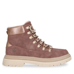 Trapery Whistler. Czerwone buty zimowe WHISTLER, bez obcasa, bez zapięcia. Za 239,99 zł.