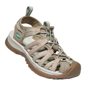 Sandały trekkingowe damskie KEEN Whisper. Brązowe buty trekkingowe Keen, bez zapięcia. W wyprzedaży za 329,00 zł.